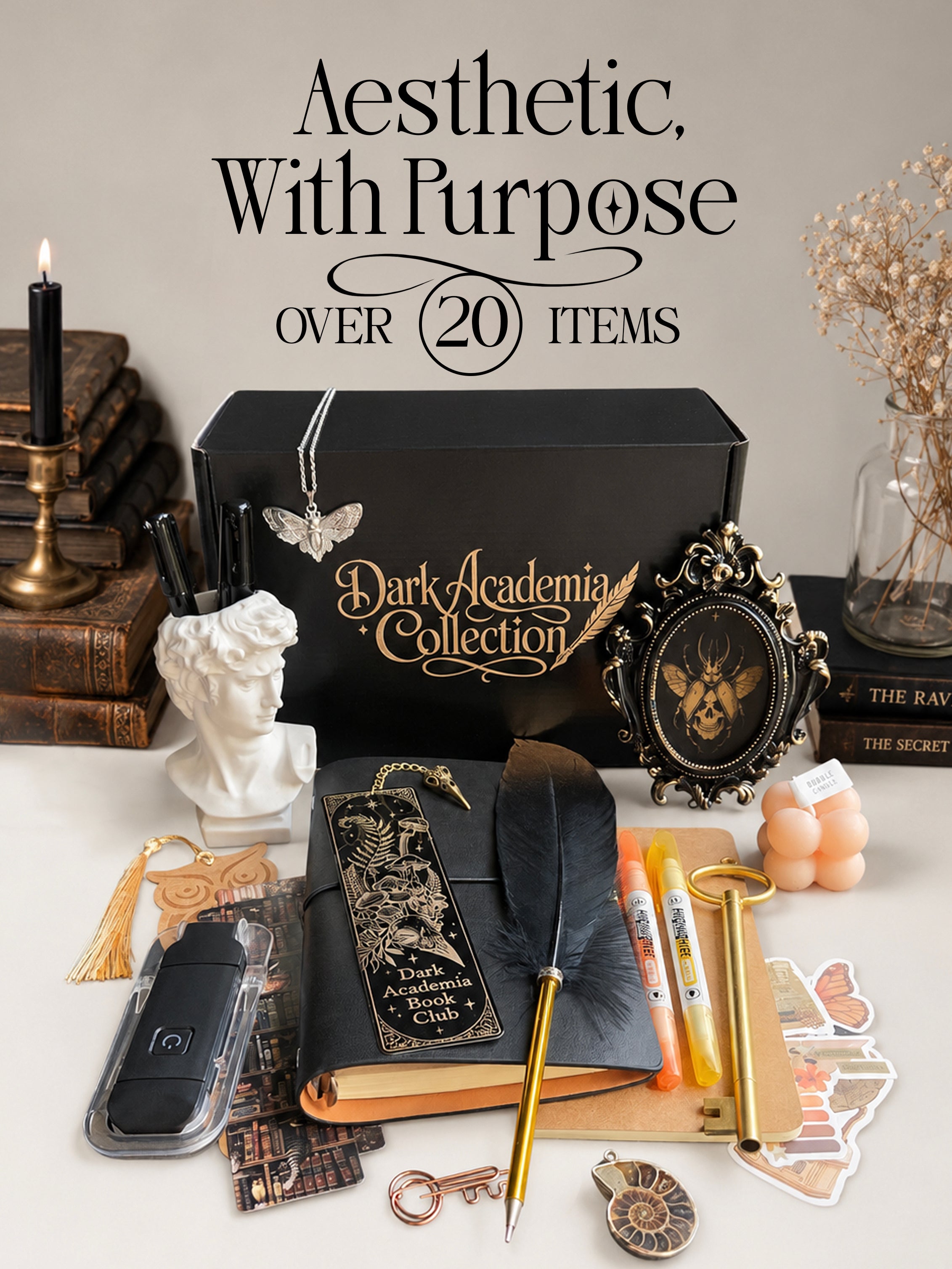 Dark Academia Stationery Gift Box