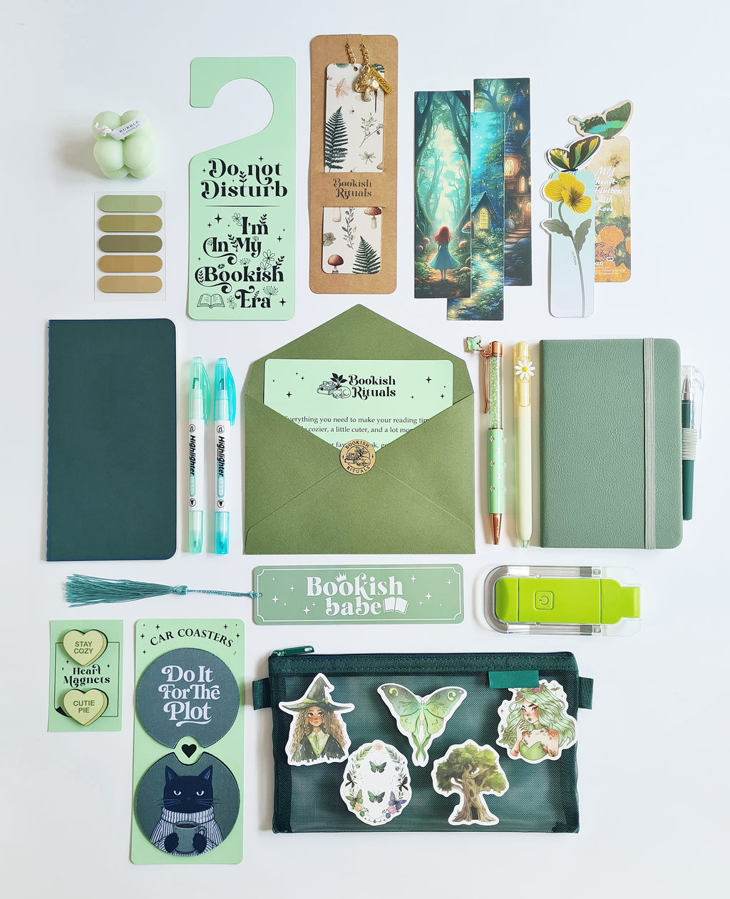 Green Bookish Gift Box