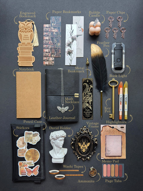 Dark Academia Stationery Gift Box