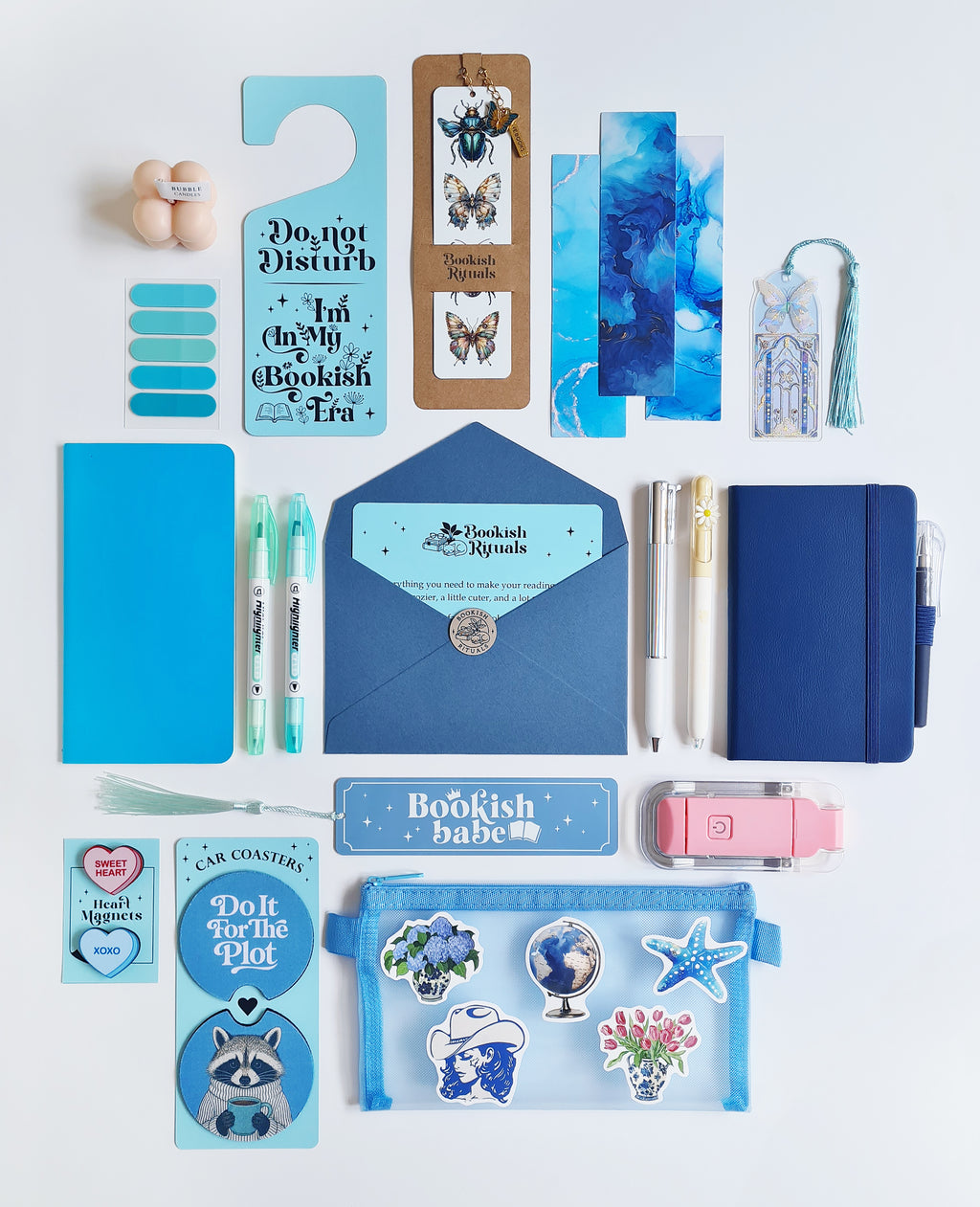 Blue Bookish Gift Box