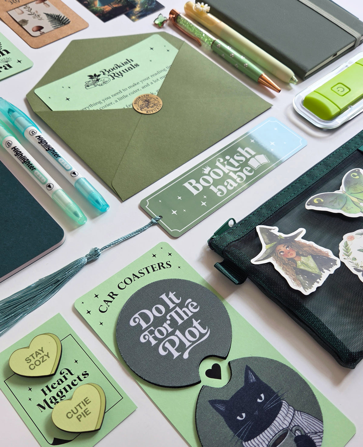 Green Bookish Gift Box
