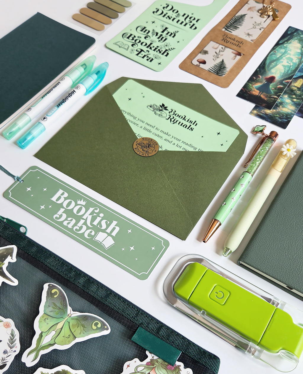 Green Bookish Gift Box