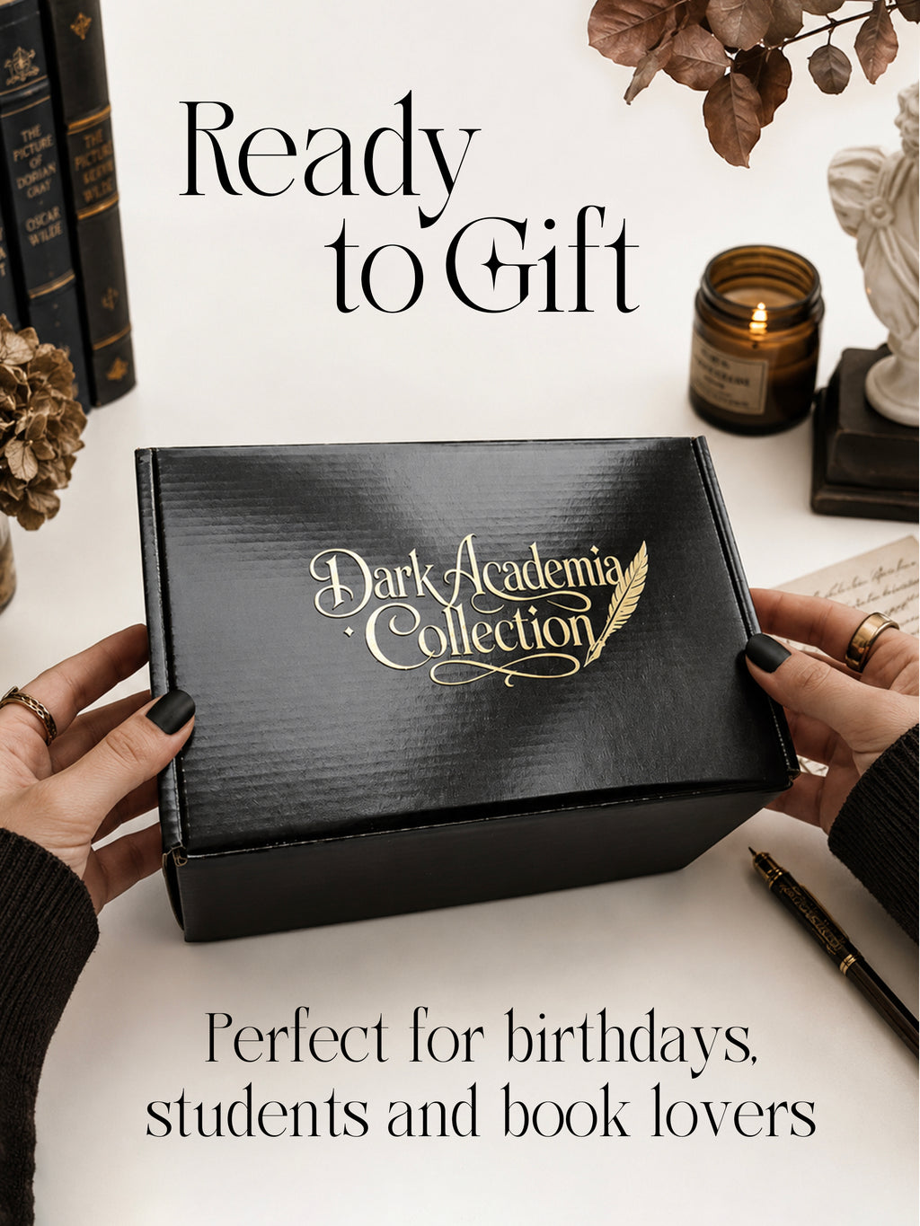 Dark Academia Stationery Gift Box