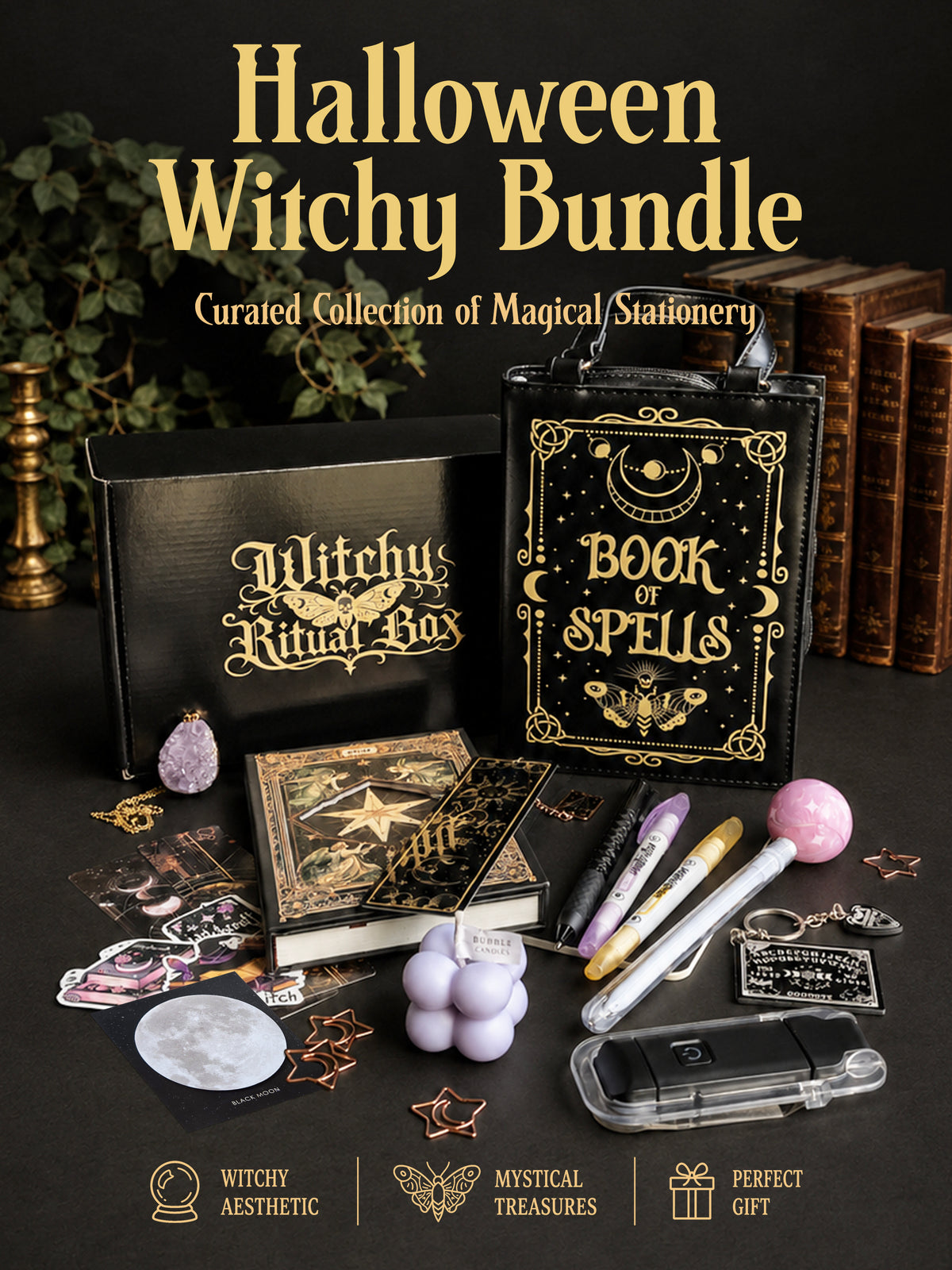 Halloween Witchy Stationery Gift Box
