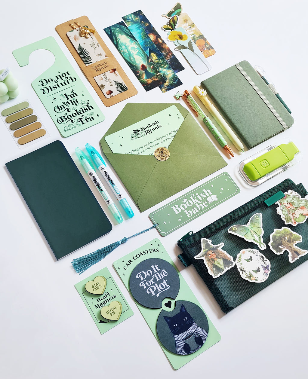 Green Bookish Gift Box