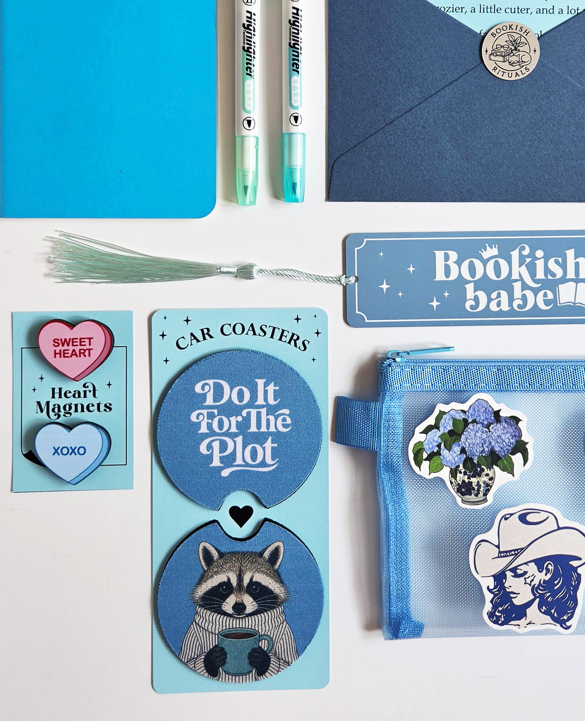 Blue Bookish Gift Box