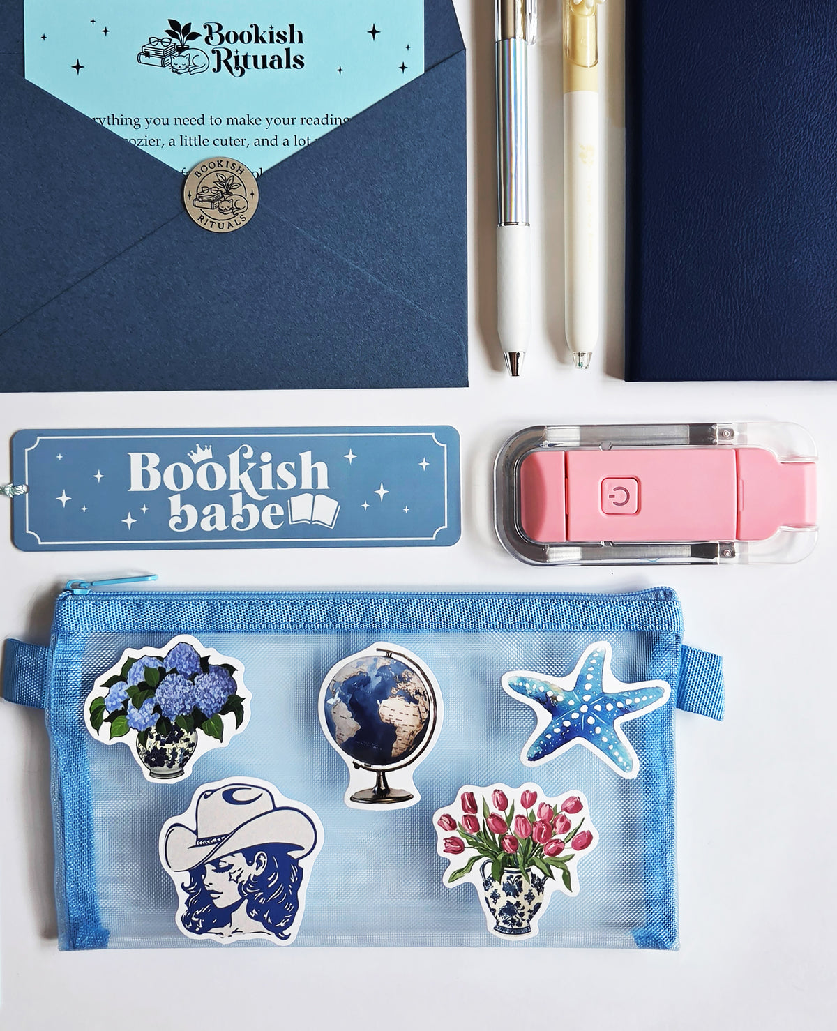 Blue Bookish Gift Box