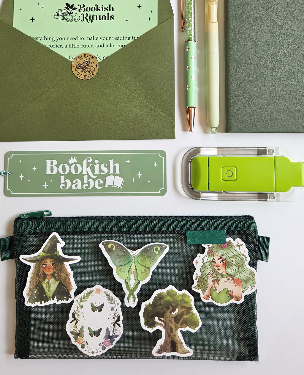 Green Bookish Gift Box