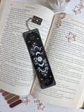 Celestial Moon Phases Metal Bookmark. Silver