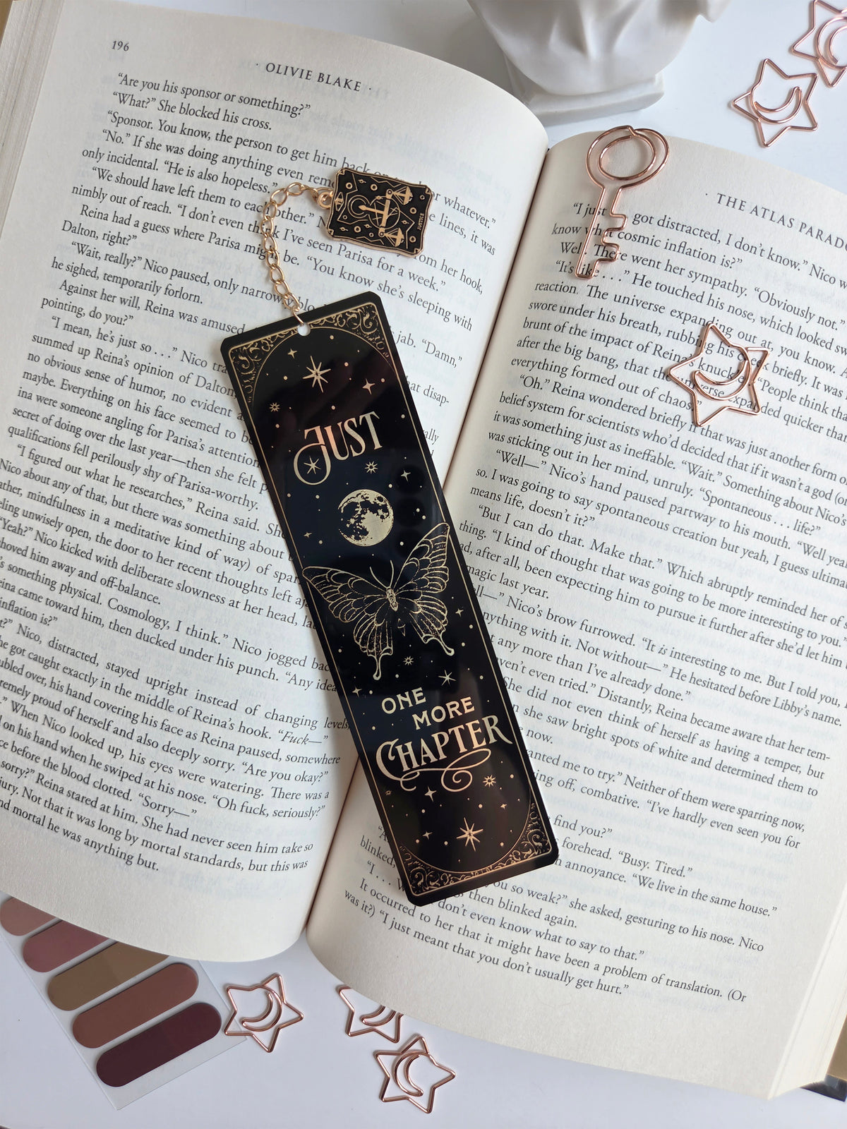 Just One More Chapter Metal Bookmark