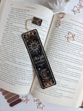 Magic Between Pages Metal Bookmark. Sun/Moon